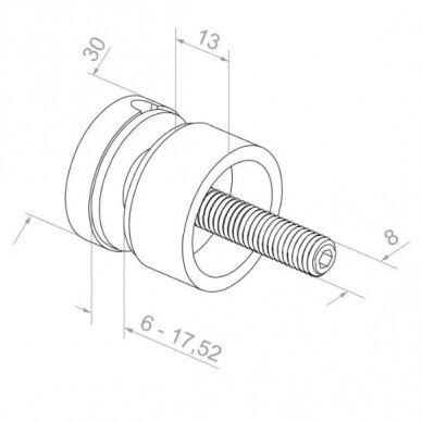 N01.3000.4XM.7016 M8 RAL7016 2