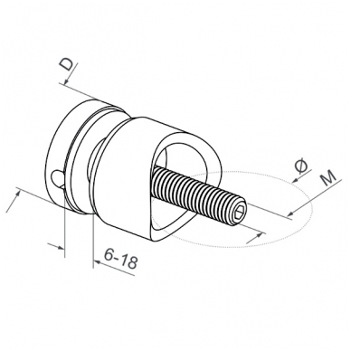 N01.3000.4BS M8 AISI 304 1