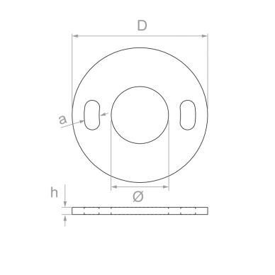 N21.0202.4BR Ø100 2X11 MM 1