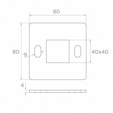 N21.05E2.4ER 40X40/ 80X80 MM 1